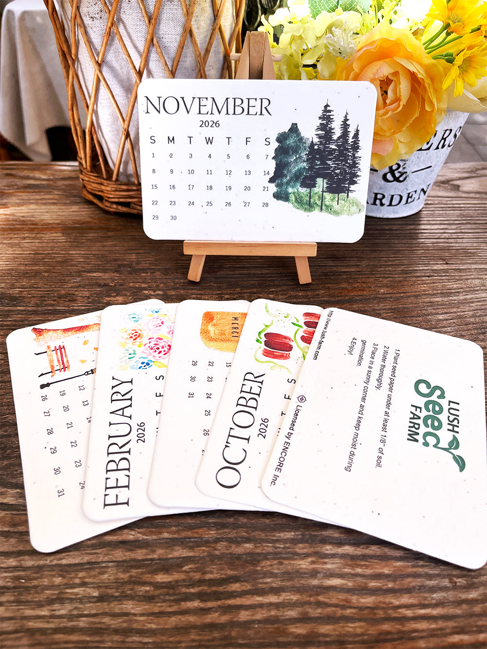 ✨New Arrivals 49% OFF Today🌱Eco-Friendly Plantable Seed Calendar 2026