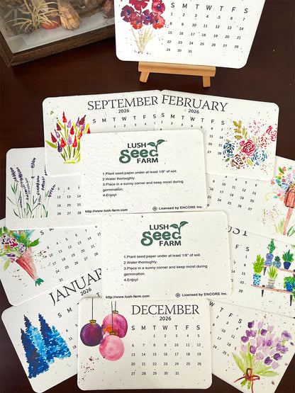 ✨New Arrivals 49% OFF Today🌱Eco-Friendly Plantable Love Seed Calendar 2026