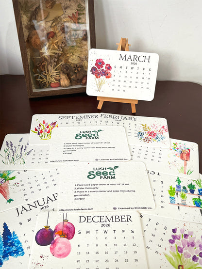 ✨New Arrivals 49% OFF Today🌱Eco-Friendly Plantable Love Seed Calendar 2026